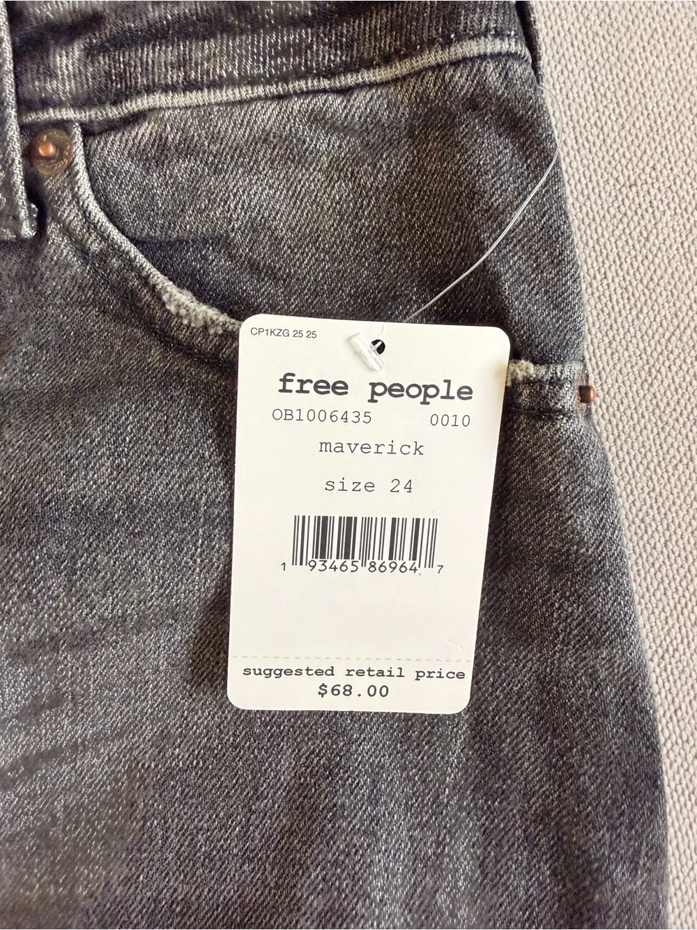 Free people Denim Fringe Hem Mini Skirt in color Maverick size 24 NWT